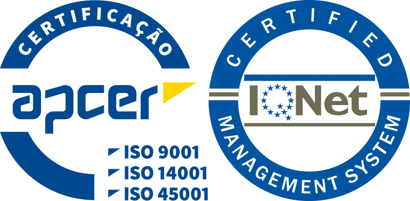Certificações ISO 9001, ISO 14001, ISO 45001 e IQNet